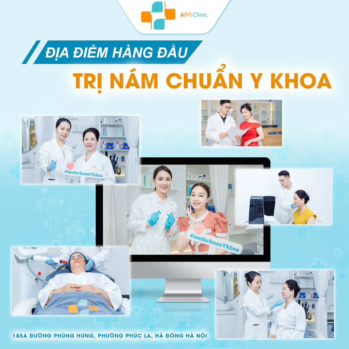 Chăm sóc da chuẩn y khoa tại Phòng khám Đa khoa AIVI