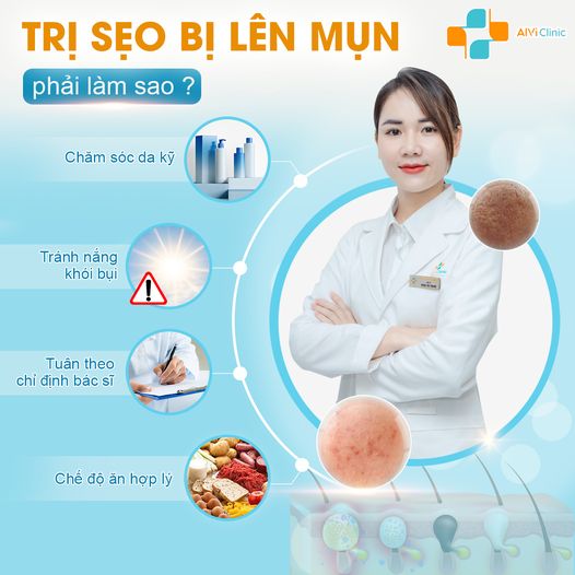 Phải làm gì khi trị sẹo bị lên mụn?