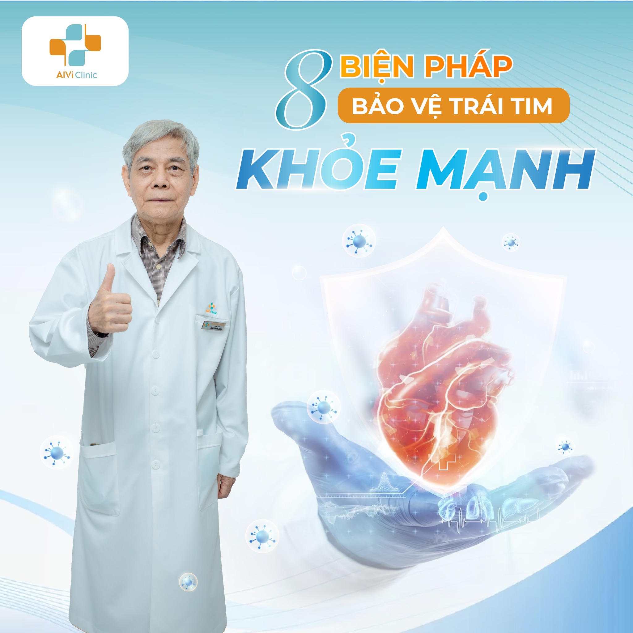 8 BIỆN PHÁP GIÚP BẢO VỆ TRÁI TIM KHỎE MẠNH